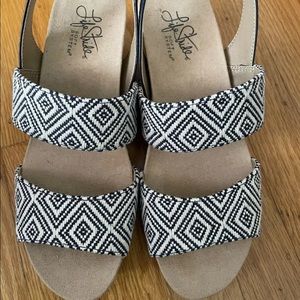 Life Stride Marcela Cork Wedge, Size 6.5 wide